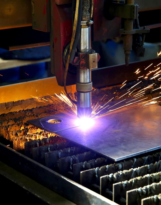 Photo showing a repaired plasma cutter
