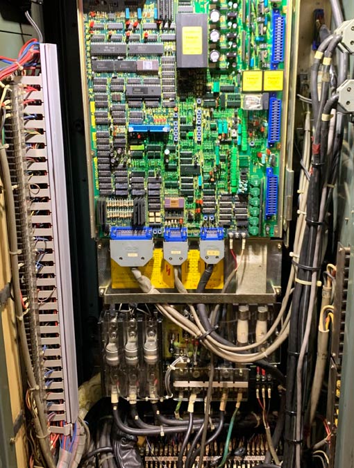 Image showing electronics during CNC and robotic system repair
